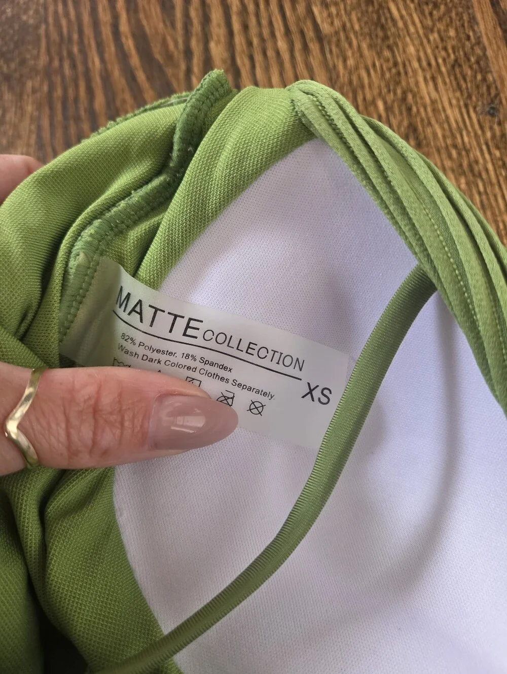 Womens Matte Collection One Piece Bathing Suit Size XS.